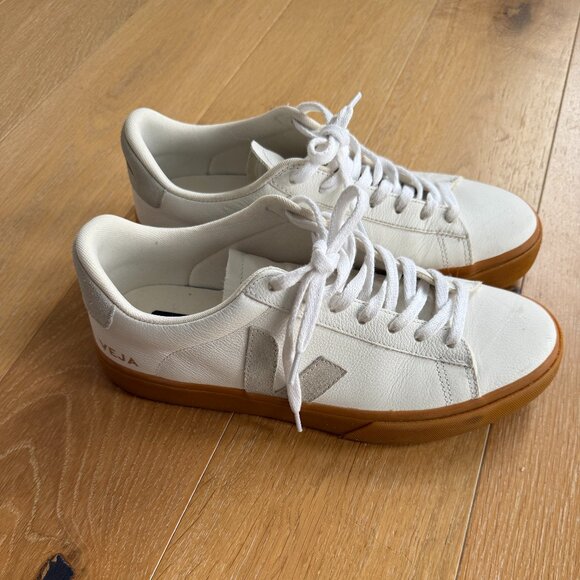 VEJA Campo Extra White/Natural/Natural Size 11 (EU 42) Barely Worn! - Picture 2 of 8